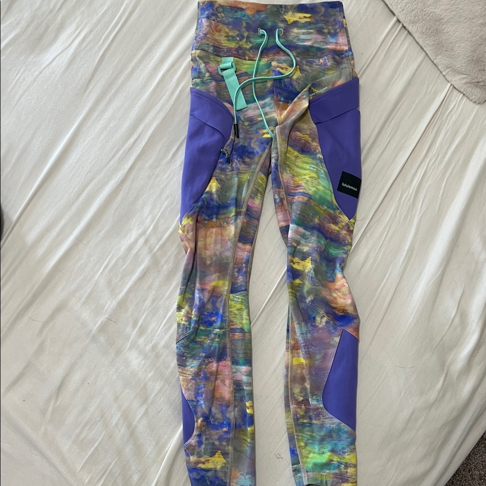 Lululemon Athletica Multicolor Tie-Dye Leggings size 2